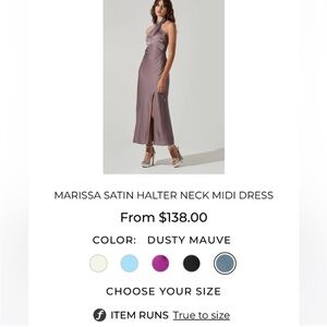 Astr Purple Slip Dress Cowl Neck Sleeveless